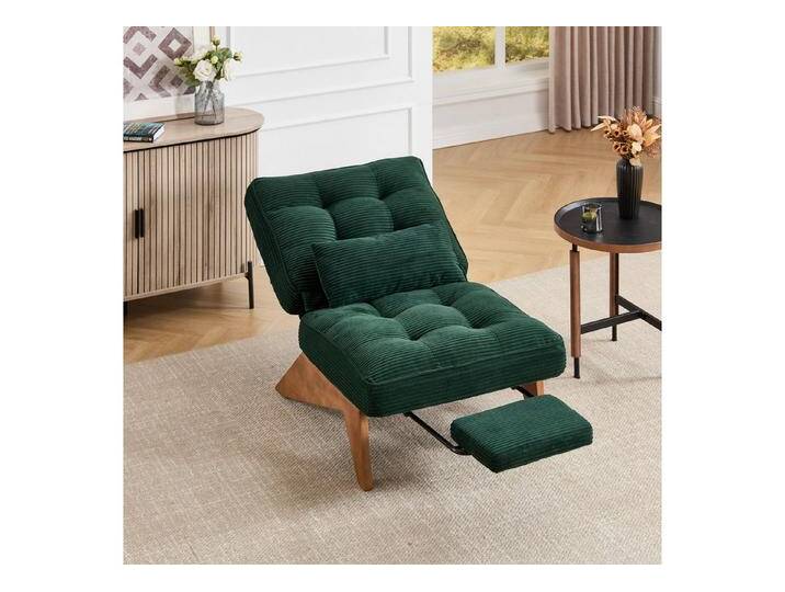 HAUSS SPOLE Relaxsessel Moderner verstellbarer rückenfreier Loungesessel mit Fußstütze, Smaragd HAUSS SPOLE Relaxsessel Moderner verstellbarer rückenfreier Loungesessel mit Fußstütze, Smaragd von OTTO