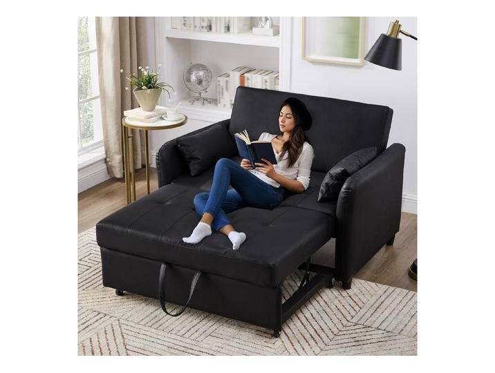 HAUSS SPOLE Schlafsofa Mit Schlaffunktion Zweisitzer-Ausziehbares Sofabett, PU-Material, Polstersofa, Doppelschlafsofa,Wohnzimmersofa 1 Teile, 3-stufig verstellbare Rückenlehne HAUSS SPOLE Schlafsofa Mit Schlaffunktion Zweisitzer-Ausziehbares Sofabett, PU-Material, Polstersofa, Doppelschlafsofa,Wohnzimmersofa 1 Teile, 3-stufig verstellbare Rückenlehne von OTTO
