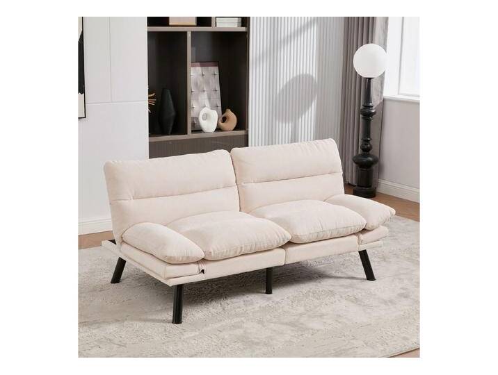 HAUSS SPOLE Schlafsofa mit Schlaffunktion,Zweisitzer Relaxsofa mit verstellbarer Rückenlehne, beige, Beige HAUSS SPOLE Schlafsofa mit Schlaffunktion,Zweisitzer Relaxsofa mit verstellbarer Rückenlehne, beige, Beige von OTTO