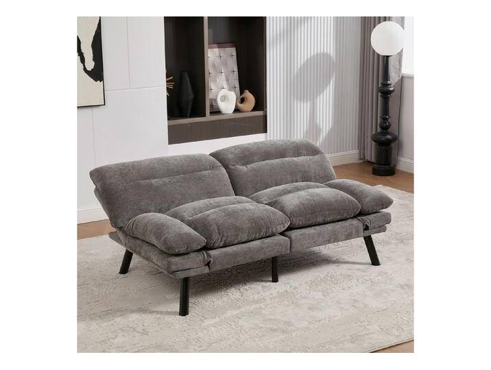 HAUSS SPOLE Schlafsofa mit Schlaffunktion,Zweisitzer Relaxsofa mit verstellbarer Rückenlehne, grau, Grau HAUSS SPOLE Schlafsofa mit Schlaffunktion,Zweisitzer Relaxsofa mit verstellbarer Rückenlehne, grau, Grau von OTTO