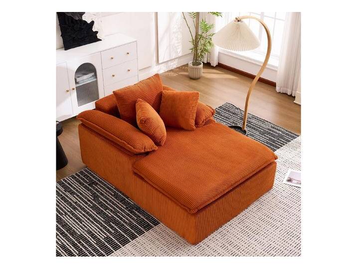 HAUSS SPOLE Schlafsofa mit Schlaffunktion Wohnzimmersofa Relaxsfoa Sitzsack mit Armlehnen, Orange HAUSS SPOLE Schlafsofa mit Schlaffunktion Wohnzimmersofa Relaxsfoa Sitzsack mit Armlehnen, Orange von OTTO
