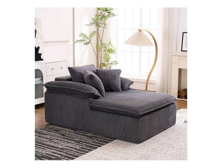 HAUSS SPOLE Schlafsofa mit Schlaffunktion Wohnzimmersofa Relaxsfoa Sitzsack mit Armlehnen, grau, Grau HAUSS SPOLE Schlafsofa mit Schlaffunktion Wohnzimmersofa Relaxsfoa Sitzsack mit Armlehnen, grau, Grau von OTTO