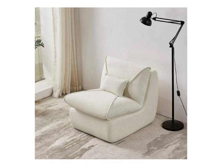 HAUSS SPOLE Sitzsack Lazy Sofa mit hoher Rückenlehne, Kissen, Chenille-Stoff Beige (1 St), beige, 1 St., Beige von OTTO