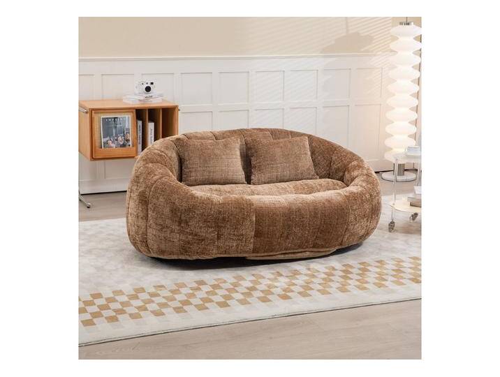 HAUSS SPOLE Sitzsack Sitzsack Relaxsessel Posterstuhl, Extrabreit Lazy Sofa mit 2 Kissen (Lazy Sofa Bean Bag für Erwachsene & Kinder – Chenille Stuhl mit Memory-Schaum, bequem und langlebig – Ideal für Wohnzimmer, Schlafzimmer & Konferenzraum – Einfacher Einsatz ohne Montage, 150 kg Belastbarkeit, 150 x 95 x 63 cm) HAUSS SPOLE Sitzsack Sitzsack Relaxsessel Posterstuhl, Extrabreit Lazy Sofa mit 2 Kissen (Lazy Sofa Bean Bag für Erwachsene & Kinder – Chenille Stuhl mit Memory-Schaum, bequem und langlebig – Ideal für Wohnzimmer, Schlafzimmer & Konferenzraum – Einfacher Einsatz ohne Montage, 150 kg Belastbarkeit, 150 x 95 x 63 cm) von OTTO