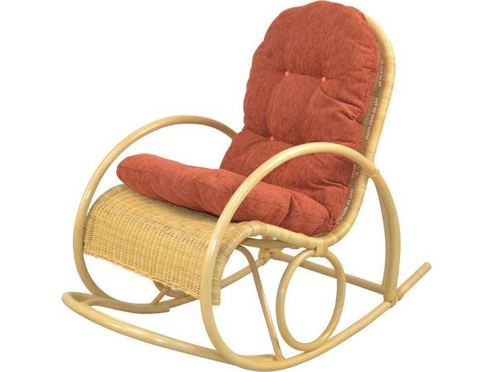 HOFMANN LIVING AND MORE Schaukelsessel (1-St), Handgeflochten, beige von OTTO