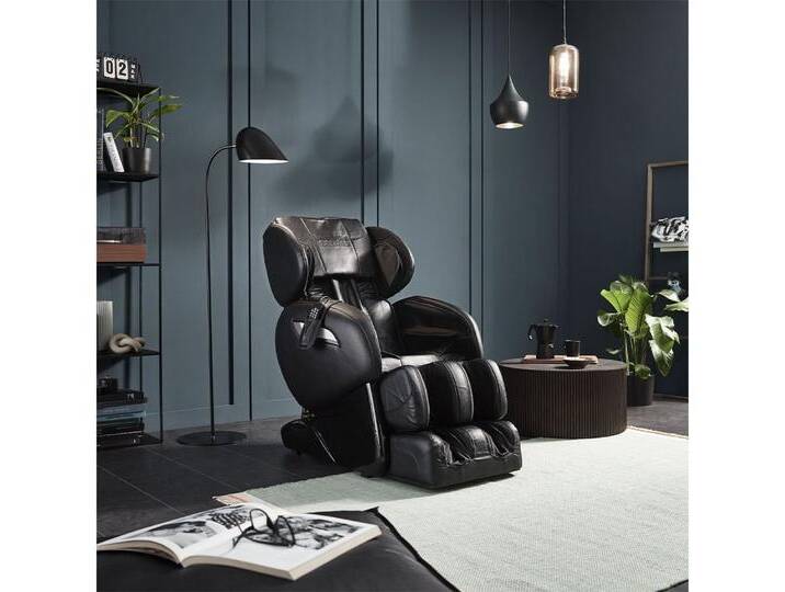 HOME DELUXE Massagesessel SUENO 143 x 76 x 112 cm (1-St), 32 Luftkissen, verschiedene Massagemethoden, inkl. Heizfunktion, schwarz von OTTO