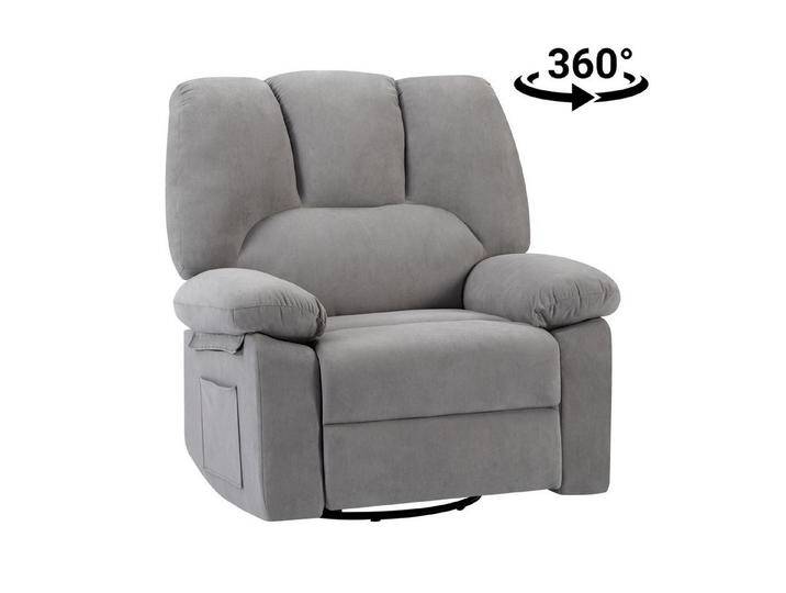 HOMYEDAMIC Relaxsessel Relaxsessel Einzelsessel Massagesessel Drehbarer Loungesessel, grau, Hellgrau HOMYEDAMIC Relaxsessel Relaxsessel Einzelsessel Massagesessel Drehbarer Loungesessel, grau, Hellgrau von OTTO