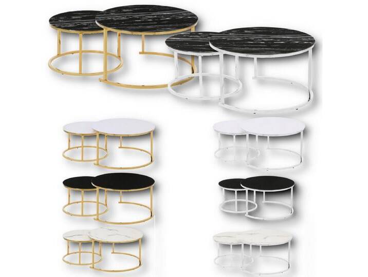 HOOZ Couchtisch Couchitsch 2er Set Rund HOOZ Couchtisch Couchitsch 2er Set Rund von OTTO