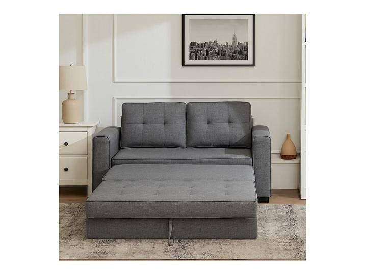 HTI-Living 2-Sitzer Zweisitzer mit Schlaffunktion Hellgrau Azaria, Stück 1 Teile, Schlafsofa Couch, grau von OTTO