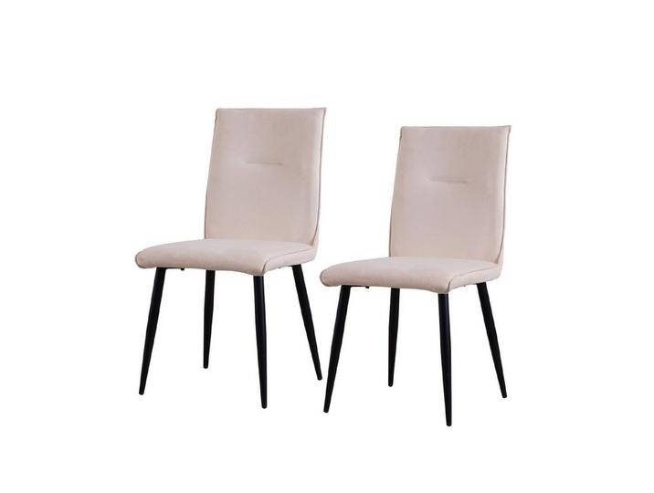 HTI-Living Esszimmerstuhl Esszimmerstuhl 2er Set Creme Salinas (Set, 2 St), Küchenstuhl, weiß von OTTO