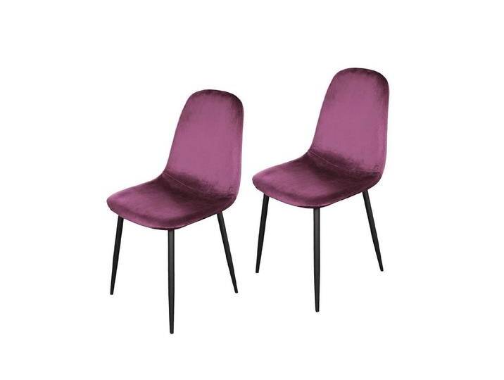 HTI-Living Esszimmerstuhl Esszimmerstuhl Samt 2er Set Savannah Pink (Set, 2 St), Küchenstuhl, rosa von OTTO