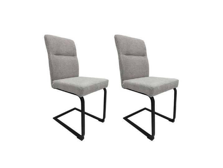HTI-Living Esszimmerstuhl Schwingstuhl Liron 2er-Set (Set, 2 St), Esszimmerstuhl Freischwinger, grau, Grau von OTTO