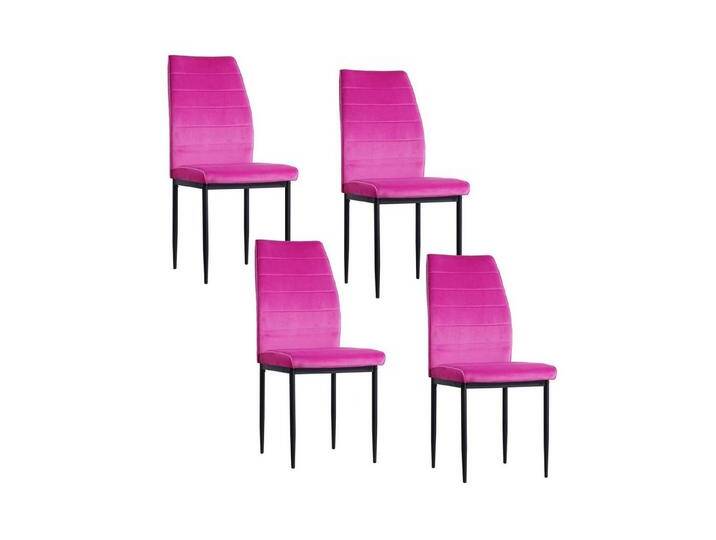 HTI-Living Esszimmerstuhl Stuhl Madison Velvet 4er-Set (Set, 4 St), Esszimmerstuhl Samt, rosa, Pink von OTTO