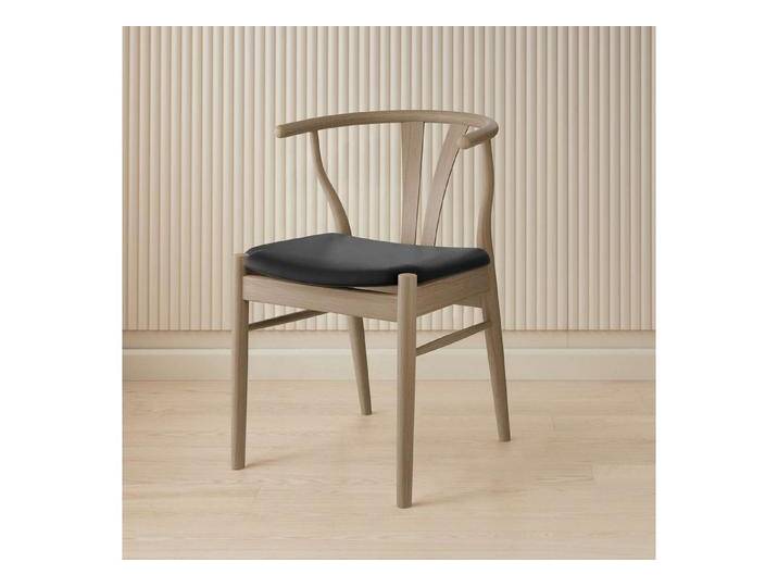 Hammel Furniture Stuhl Freja, Esszimmerstuhl, Wohnzimmerstuhl, Massivholz, gepolsterte Sitzfläche, versch. Farbvarianten, schwarz, Leder-Massivholz Hammel Furniture Stuhl Freja, Esszimmerstuhl, Wohnzimmerstuhl, Massivholz, gepolsterte Sitzfläche, versch. Farbvarianten, schwarz, Leder-Massivholz von OTTO