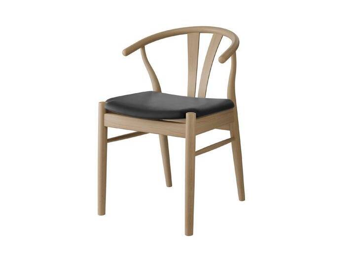 Hammel Furniture Stuhl Frida, Esszimmerstuhl, Wohnzimmerstuhl, Massivholz, gepolsterte Sitzfläche, versch. Farbvarianten, schwarz, Leder-Massivholz Hammel Furniture Stuhl Frida, Esszimmerstuhl, Wohnzimmerstuhl, Massivholz, gepolsterte Sitzfläche, versch. Farbvarianten, schwarz, Leder-Massivholz von OTTO