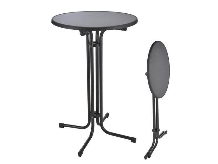 Haushalt International Stehtisch Bistro-Stehtisch aus Stahl, anthrazit Maße: ca. Ø 70 x H 110cm (1-St) von OTTO