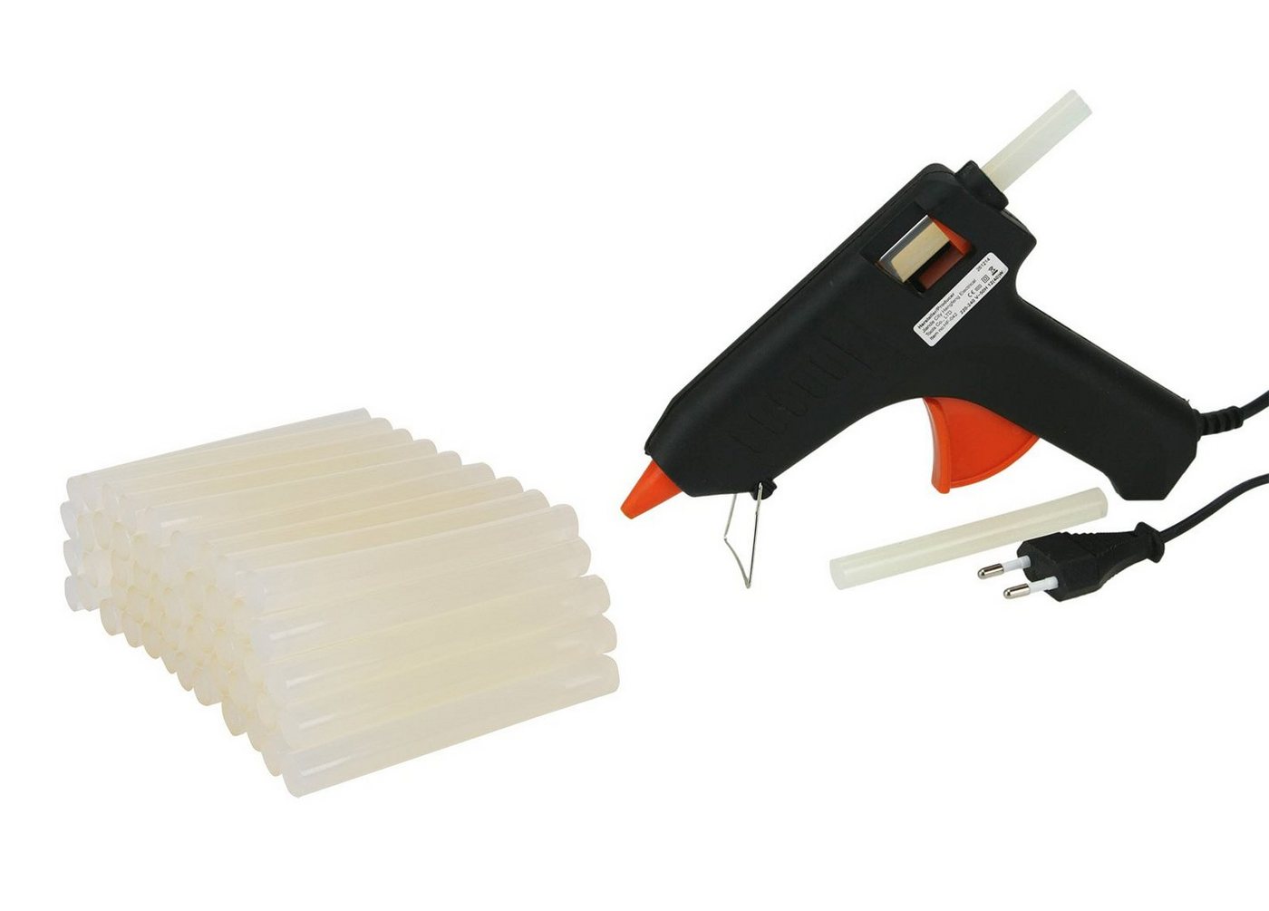Easy Work Heißklebepistole Heißklebepistole Set mit Klebesticks 50er Packung 11,2 x 100 mm Easy Work Heißklebepistole Heißklebepistole Set mit Klebesticks 50er Packung 11,2 x 100 mm von Easy Work