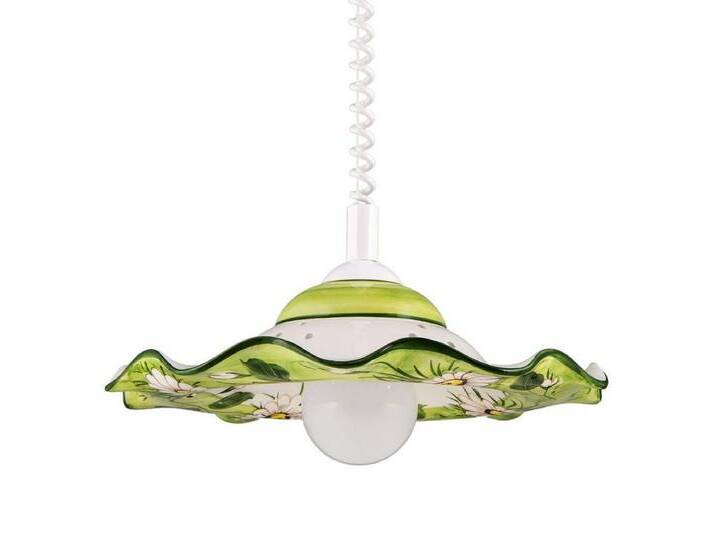Helios Leuchten Pendelleuchte Küchenlampe Keramik, Keramiklampe, Deckenlampe, Hängelampe, für Esszimmer Küchentisch, handgefertigt handbemalt von OTTO