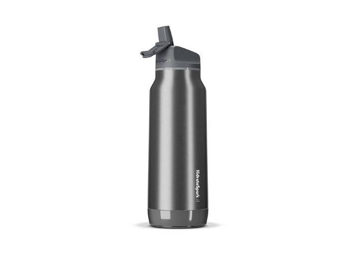 HidrateSpark Trinkflasche Hidrate Spark Pro Straw 32 Oz - Smarte Trinkflasche, ca 940ml, Trinkerinnerung, APP gesteuert, silberfarben von OTTO