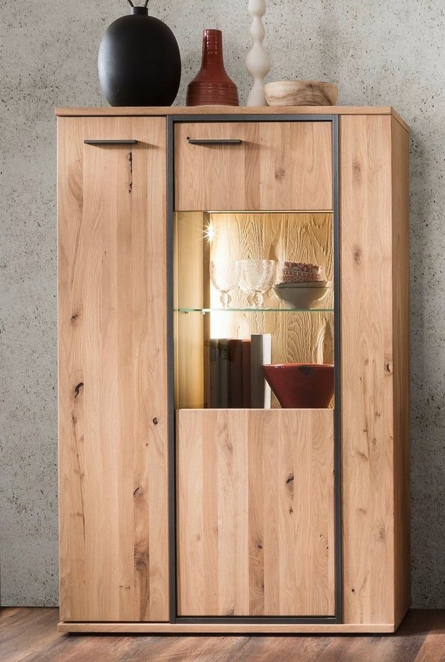 MCA furniture Vitrine Highboard 2 Campinas, Asteiche Bianco von MCA furniture