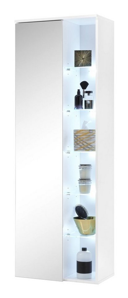Hochschrank BEST, Weiß Hochglanz, Breite 55 cm, Badmöbel Hochschrank BEST, Weiß Hochglanz, Breite 55 cm, Badmöbel von OTTO