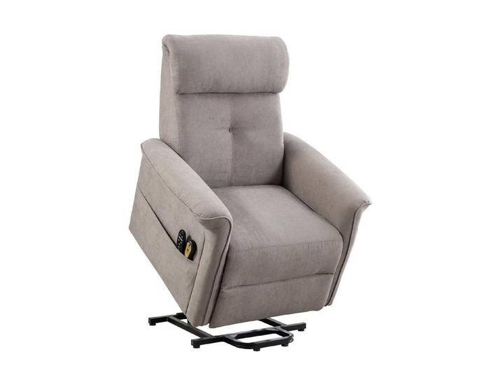 HomeGuru Massagesessel Elektrische Aufstehhilfe,Massagesessel,Liegefunktion,Vibration,Heizung (1-St., Packung), mit Relaxfunktion, grau, hellgrau von OTTO