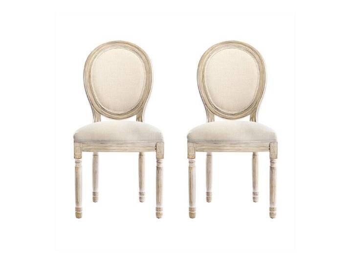 HomeMiYN Polsterstuhl Esszimmerstuhl (2 St),Polsterstuhl mit edler Knopfheftung Rückenlehne, 2er Set, beige, Beige von OTTO