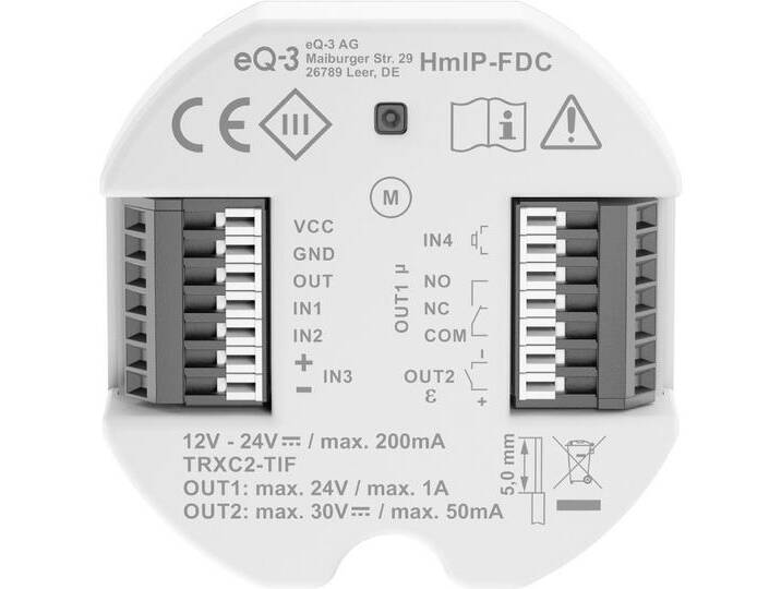 Homematic IP Funk Türöffner Controller - Universal HmIP-FDC Smart-Home-Zubehör, weiß Homematic IP Funk Türöffner Controller - Universal HmIP-FDC Smart-Home-Zubehör, weiß von OTTO