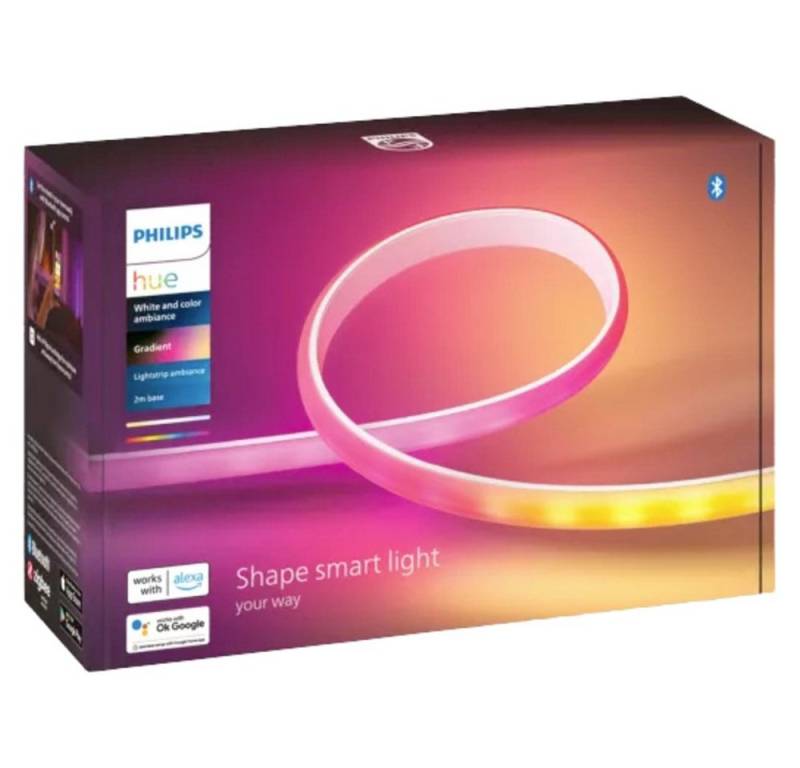 HUE Hue LED-Stripe 871951433996500 Hue Gradient Ambience Lightstrip 2m B Smart-Home-Zubehör von HUE