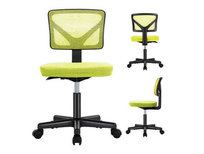 IDEASY Drehstuhl Ergonomischer Bürostuhl aus Netzgewebe in Bonbonfarben ohne Armlehnen (Stühle in Bonbonfarbe, 1 Set), Bürostuhl mit Rückenlehne und drehbaren Rädern von OTTO