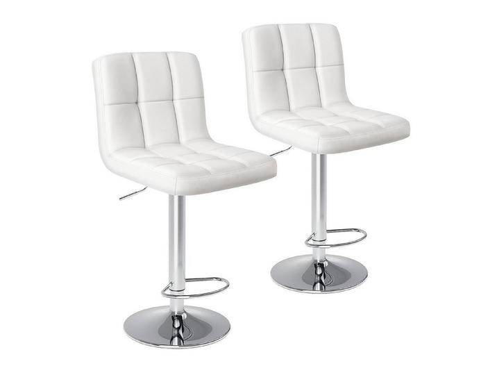 IDEASY Hochstuhl Barhocker 2er Set Barstuhl mit Lehne stylischer Tresenhocker (Hochstuhl 2er-Pack), Höhenverstellbar 62-83cm Drehstuhl 360 Grad PU Leder von OTTO