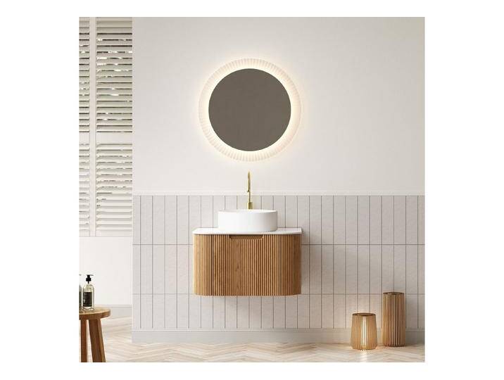IDEASY Waschbecken Hängender Waschtisch weiß mit Keramikbecken & Schubladenschrank, Stil-1 von OTTO