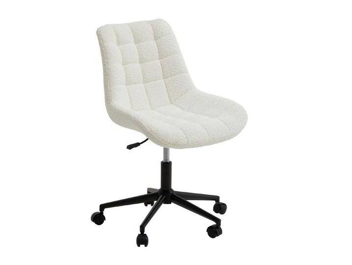 IDIMEX Drehstuhl TASK, Drehstuhl Schreibtischstuhl Bouclé Stoff weiß Home-Office-Stuhl Möbel, weiß von OTTO