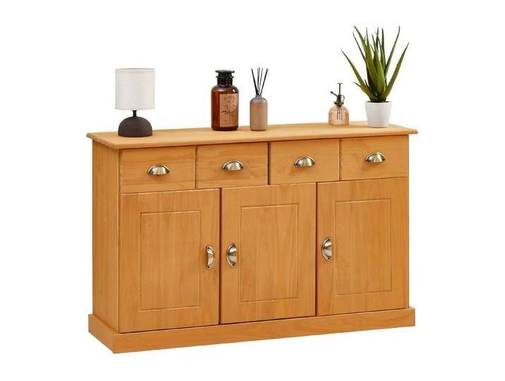 IDIMEX Sideboard PARIS, Sideboard Kommode Apothekerschrank Apothekerkommode Sideboard 2 Schubl, braun, braun von OTTO
