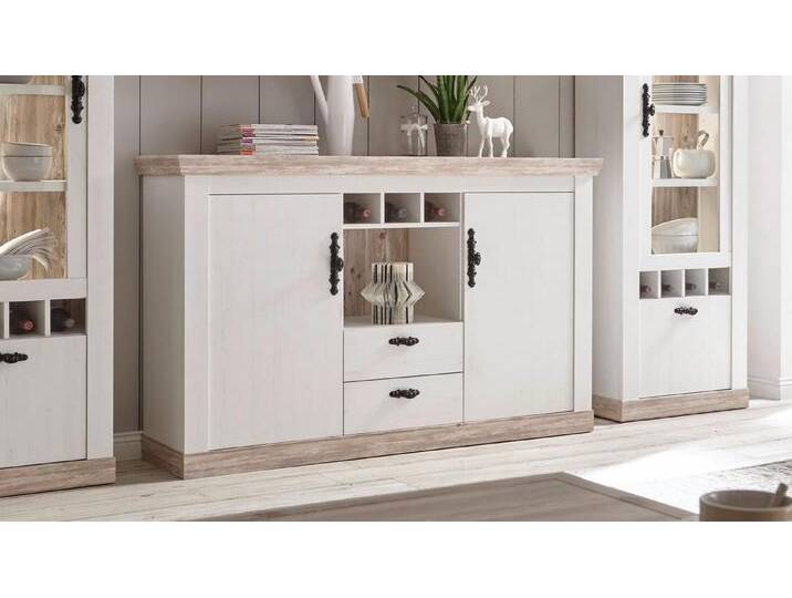 Möbel Akut Sideboard Sideboard Florenz Anrichte Kommode in Oslo Pinie weiß 168 cm, weiß Möbel Akut Sideboard Sideboard Florenz Anrichte Kommode in Oslo Pinie weiß 168 cm, weiß von OTTO