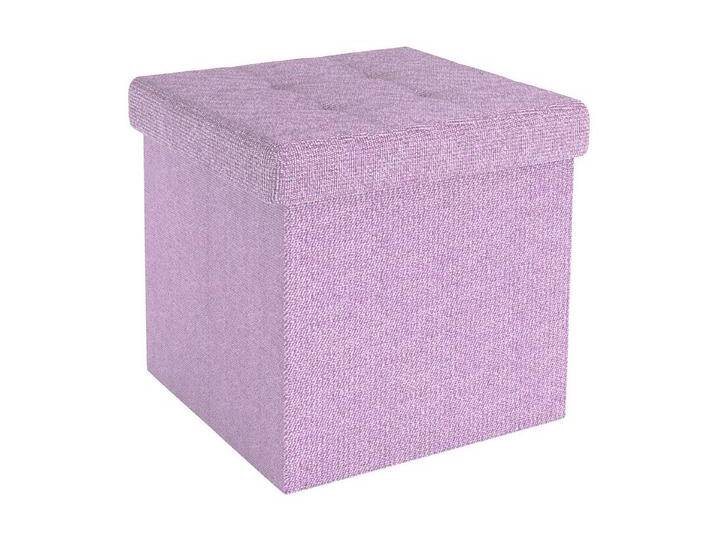 Intirilife Sitzhocker (Sitzwürfel mit Stauraum 38x38x38 cm in LOTUS ROSA - Fußablage), Faltbarer Sitzhocker aus Stoff mit Mulden - Aufbewahrungsbox Fußhocker von OTTO