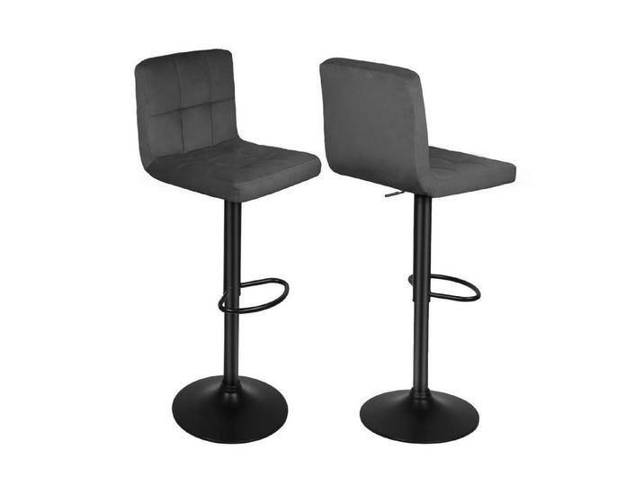 JEOBEST Barhocker Barstuhl Tresenhocker Bistrohocker Küchenstühle 360°Drehbarer, (2 St) Gute gepolsterte Sitzfläche aus Samt, Rückenlehne und Fußstütze von OTTO