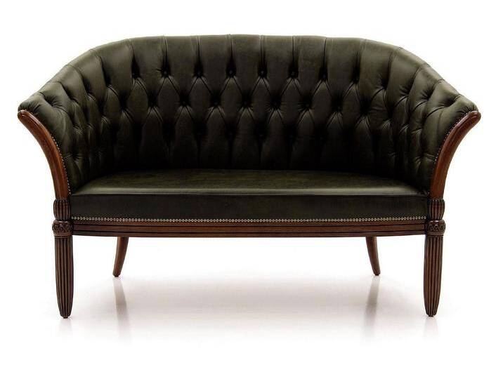 JVmoebel 2-Sitzer Zweisitzer Couch aus Leder und Textil - Gemütliches Big Sofa, Made in Europa, schwarz von OTTO