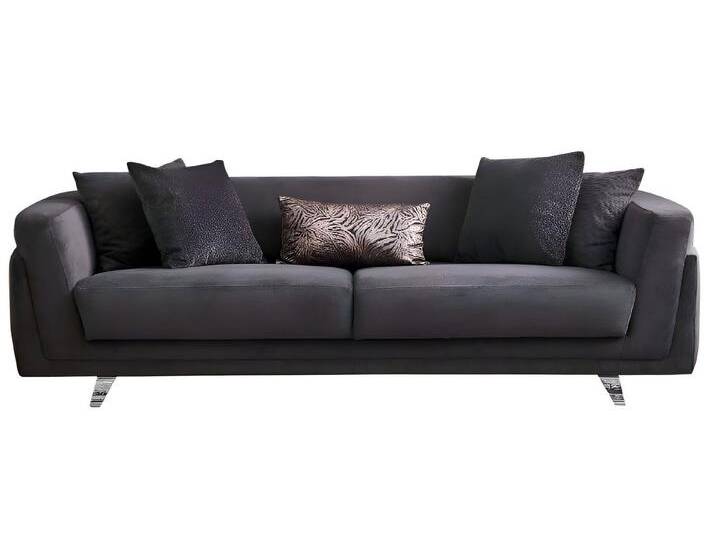 JVmoebel 3-Sitzer Schlafsofa Grau Dreisitzer Stoff Couch mit Schlaffunktion, 1 Teile, Made in Europa, grau von OTTO