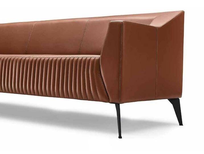 JVmoebel 3-Sitzer Sofa 3 Sitzer Moderne Design Sofas Polster Sitz Dreisitzer Leder Möbel, Made in Europa, braun von OTTO