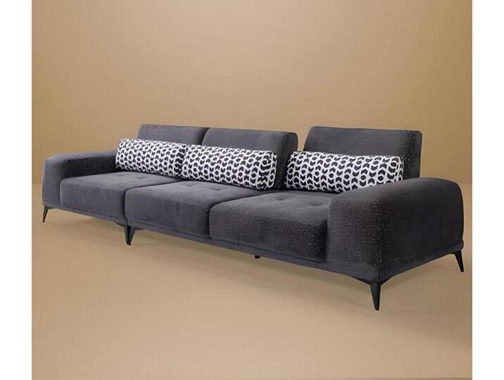 JVmoebel 4-Sitzer Luxuriöse graue Polstercouch für 4 Personen im modernen Design, 1 Teile, Made in Europa, grau von OTTO