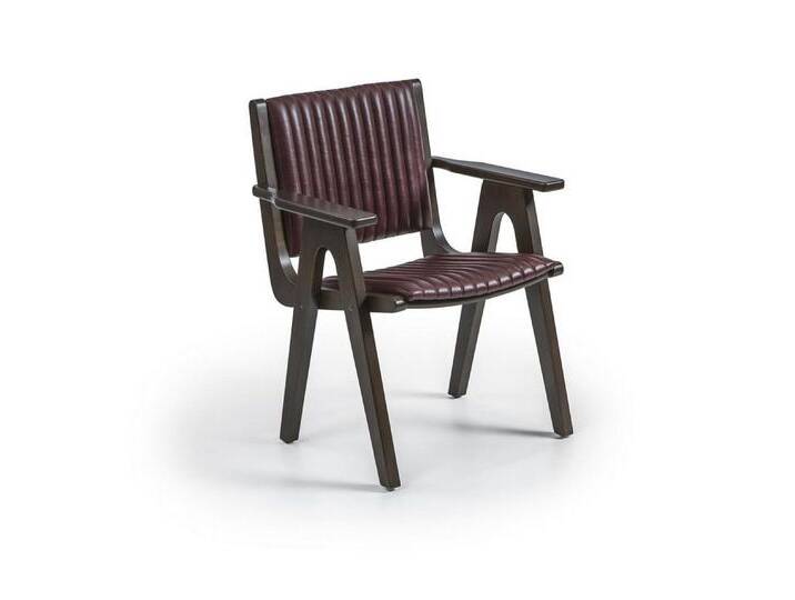 JVmoebel Armlehnstuhl Designstuhl für Esszimmer mit Armlehnen und gepolstertem Holz (1 St), Made in Europa, grau von OTTO