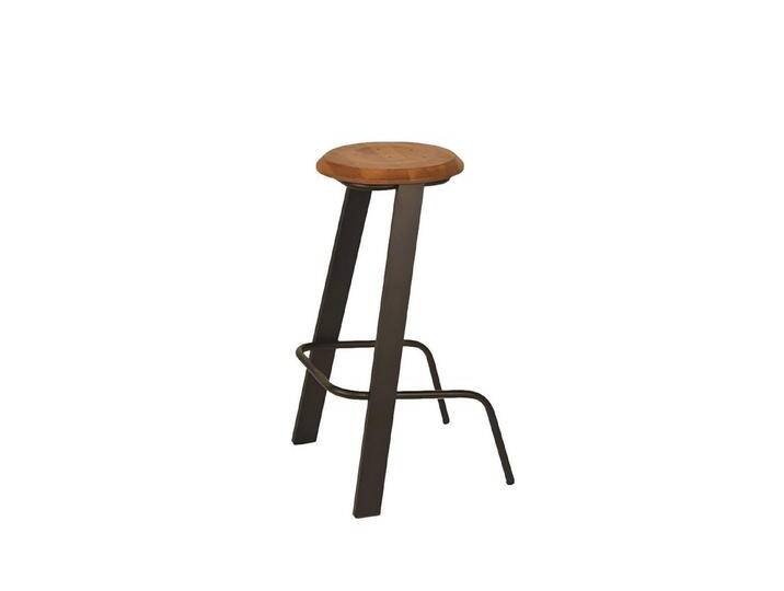 JVmoebel Barhocker Barstuhl Tresenhocker Bistrohocker Holz Gestell aus Eiche (1 St., Barhocker), Made in Europa, braun von OTTO