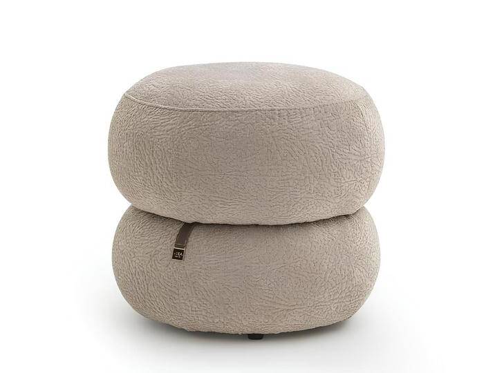 JVmoebel Sitzhocker Moderner Polsterhocker Beige für Schlafzimmer – Stoff & Holz Design (1 St), Made in Europe, beige von OTTO