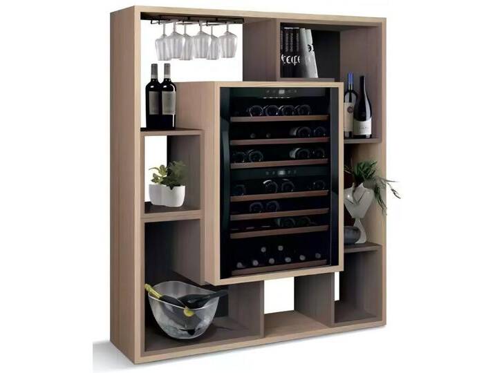 JVmoebel Barschrank Holz Wohnzimmer Weinschrank Modern und Elegant (Barschrank) Made in Italy, braun von OTTO