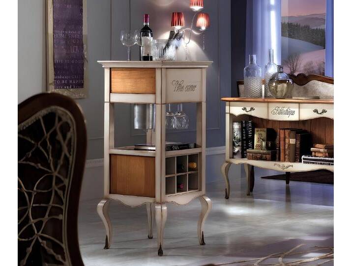 JVmoebel Barschrank Weißes Weinregal mit Vitrine und Tisch für die Hausbar Made in Europa, weiß JVmoebel Barschrank Weißes Weinregal mit Vitrine und Tisch für die Hausbar Made in Europa, weiß von OTTO
