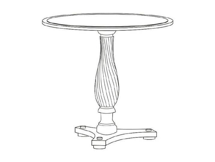 JVmoebel Beistelltisch Echtholz Runder Tisch Royal - Klassisches Design für Ihr Zuhause, Made in Europa, braun JVmoebel Beistelltisch Echtholz Runder Tisch Royal - Klassisches Design für Ihr Zuhause, Made in Europa, braun von OTTO