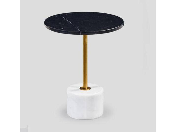 JVmoebel Beistelltisch Eleganter runder Beistelltisch aus Marmor im modernen Design (1-St., 1x Beistelltisch), Made in Europa, bunt von OTTO