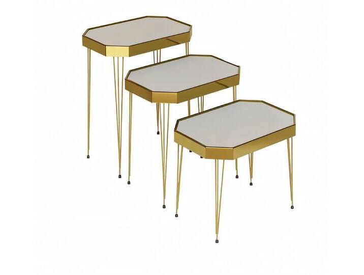JVmoebel Beistelltisch Eleganter weißer Beistelltisch aus Holz im modernen Design (MaßeBeistelltisch 1, MaßeBeistelltisch 2, MaßeBeistelltisch 3) von OTTO
