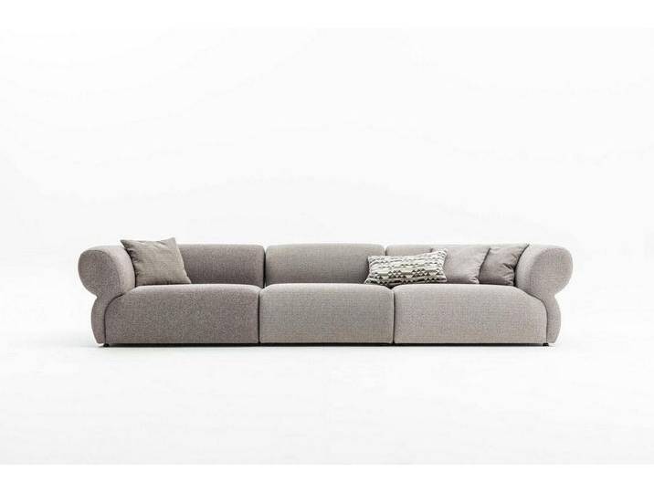 JVmoebel Big-Sofa Luxuriöse graue 5-Sitzer Couch für stilvolles Wohnzimmer, Made in Europa, braun grau von OTTO